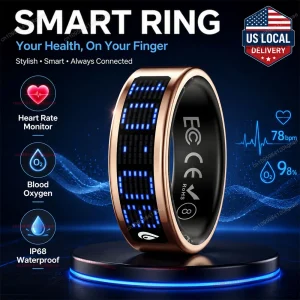 Waterproof Smart Ring with LED Screen