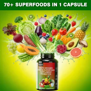 Fruit and Vegetable Supplement Capsules