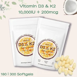 Vitamin D3 + K2 Softgels