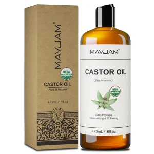 USDA Organic Cold Pressed Castor Oil